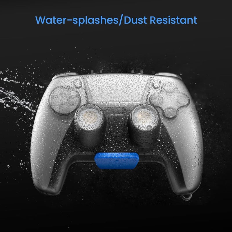 Tomtoc Protective Case for PS5/PS5 Pro Controller, Hard Shell Joystick Protector for Playstation 5 DualSense Wireless Remote, Shock-Proof, Dust-Resistant, Anti-scratch, Protective Cover - Image 5